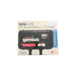 Gen Mini 1 4-Amp Battery Charger with 3 Prong AC Receptacle